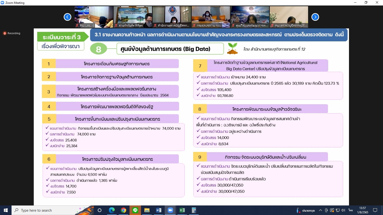 title - ผู้ตรวจราชการกรม ร่วมประชุมตรวจติดตามความก้าวหน้า ผลการดำเนินงานตามแผนการตรวจราชการและการขับเคลื่อนแบบบูรณาการ ในพื้นที่ของผู้ตรวจราชการกระทรวงเกษตรและสหกรณ์ ประจำปีงบประมาณ พ.ศ. 2565 รอบที่ 2 ของจังหวัดพิจิตร ผ่านระบบการประชุมทางไกลออนไลน์ Application Zoom
